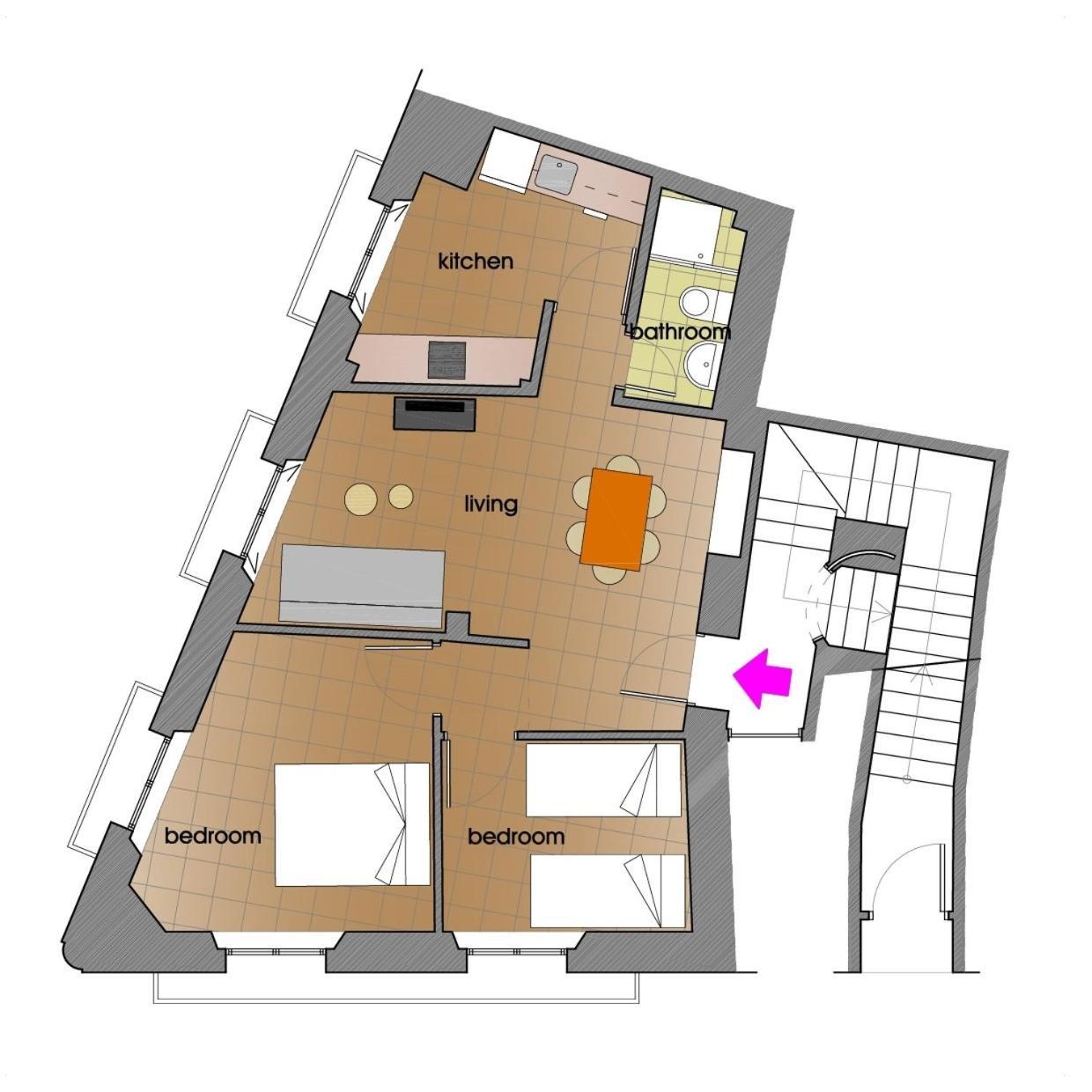 Homeyseville- Bright Apartment At Santa Cruz 6 Pax, Parking Optional Экстерьер фото